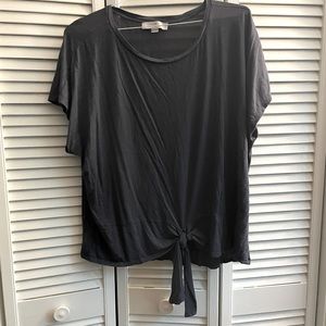 Loft Plus T-Shirt with tie detail — size 20/22